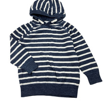 Load image into Gallery viewer, Unisex H&amp;M, striped knit cotton hoodie sweater, EUC, size 3-4,  
