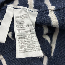 Load image into Gallery viewer, Unisex H&amp;M, striped knit cotton hoodie sweater, EUC, size 3-4,  
