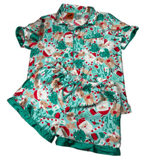 Load image into Gallery viewer, Girls Tilt, Christmas lightweight pyjamas, catches, FUC, size 5,  