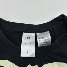 Load image into Gallery viewer, Unisex Target, glow-in-the-dark cotton pyjama top, skeleton, EUC, size 6,  
