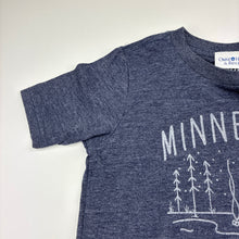 Load image into Gallery viewer, Boys Blue 84, soft feel tee / top, camping, Sz: XS, armpit to armpit: 37cm, EUC, size 8-10,  
