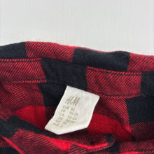 Load image into Gallery viewer, Boys H&amp;M, checked flannel cotton long sleeve shirt, EUC, size 2,  