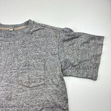 Load image into Gallery viewer, Boys Uniqlo, grey marle cotton tee / top, GUC, size 9-10,  