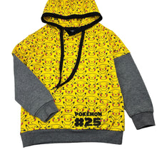 Load image into Gallery viewer, Boys Nintendo, Pokemon Pikachu fleece lined hoodie sweater, EUC, size 8,  