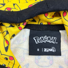 Load image into Gallery viewer, Boys Nintendo, Pokemon Pikachu fleece lined hoodie sweater, EUC, size 8,  