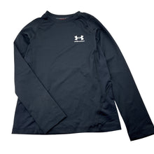 Load image into Gallery viewer, Unisex Under Armour, HEATGEAR fitted long sleeve top, Sz: Youth Small, EUC, size 8-9,  