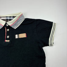 Load image into Gallery viewer, Boys black, polo top, GUC, size 6,  