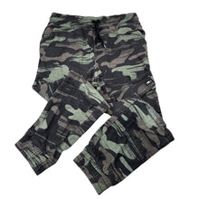 Load image into Gallery viewer, Boys Bad Boy, stretch cotton camo print pants, elasticated, GUC, size 6,  