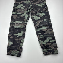 Load image into Gallery viewer, Boys Bad Boy, stretch cotton camo print pants, elasticated, GUC, size 6,  