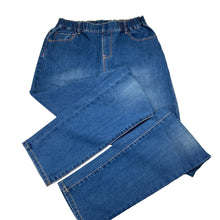 Load image into Gallery viewer, Girls Balabala Kids, lightweight stretch denim jeans, elasticated, Inside leg: 72.5cm, GUC, size 14,  