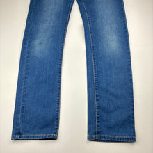 Load image into Gallery viewer, Girls Balabala Kids, lightweight stretch denim jeans, elasticated, Inside leg: 72.5cm, GUC, size 14,  