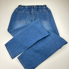 Load image into Gallery viewer, Girls Balabala Kids, lightweight stretch denim jeans, elasticated, Inside leg: 72.5cm, GUC, size 14,  