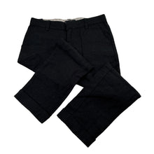 Load image into Gallery viewer, Boys Bardot Junior, black linen / viscose pants, adjustable, Inside leg: 42cm, EUC, size 4,  