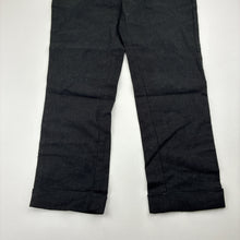 Load image into Gallery viewer, Boys Bardot Junior, black linen / viscose pants, adjustable, Inside leg: 42cm, EUC, size 4,  