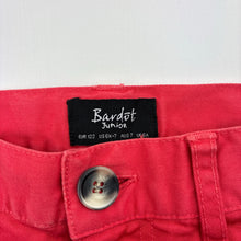 Load image into Gallery viewer, Unisex Bardot Junior, stretch cotton chino pants, adjustable, Inside leg: 52.5cm, GUC, size 7,  
