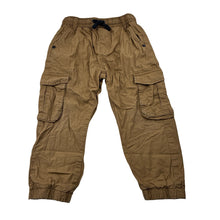 Load image into Gallery viewer, Boys Next, lined cotton cargo pants, elasticated, Inside leg: 34.5cm, GUC, size 3-4,  