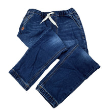 Load image into Gallery viewer, Boys Next, stretch knit denim pants, elasticated, Inside leg: 44cm, EUC, size 5-6,  