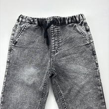 Load image into Gallery viewer, Boys Next, stretch knit denim pants, elasticated, Inside leg: 43.5cm, EUC, size 5-6,  