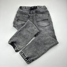 Load image into Gallery viewer, Boys Next, stretch knit denim pants, elasticated, Inside leg: 43.5cm, EUC, size 5-6,  