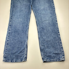 Load image into Gallery viewer, Boys H&amp;M, blue denim jogger jeans, elasticated, Inside leg: 68cm, EUC, size 14,  