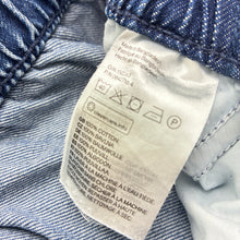 Load image into Gallery viewer, Boys H&amp;M, blue denim jogger jeans, elasticated, Inside leg: 68cm, EUC, size 14,  