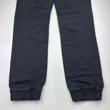 Load image into Gallery viewer, Boys Snt.Glth, black stretch denim pants, elasticated, Inside leg: 77cm, EUC, size 16,  
