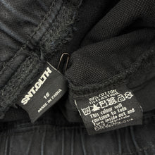 Load image into Gallery viewer, Boys Snt.Glth, black stretch denim pants, elasticated, Inside leg: 77cm, EUC, size 16,  