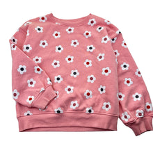 Load image into Gallery viewer, Girls KID, fleece lined floral sweater / jumper, FUC, size 7,  