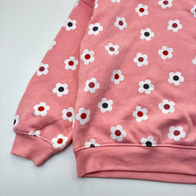 Load image into Gallery viewer, Girls KID, fleece lined floral sweater / jumper, FUC, size 7,  