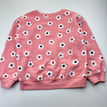 Load image into Gallery viewer, Girls KID, fleece lined floral sweater / jumper, FUC, size 7,  