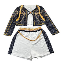 Load image into Gallery viewer, Girls lightweight, 3-piece Rumi Kpop Demon Hunters outfit / costume, EUC, size 6,  