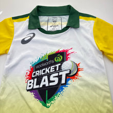 Load image into Gallery viewer, Unisex ASICS, Cricket Australia Cricket Blast top, EUC, size 6,  