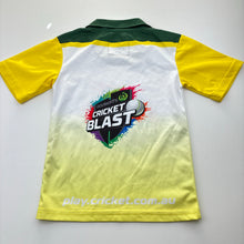Load image into Gallery viewer, Unisex ASICS, Cricket Australia Cricket Blast top, EUC, size 6,  