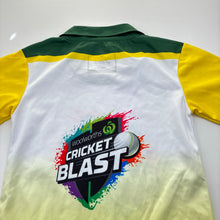 Load image into Gallery viewer, Unisex ASICS, Cricket Australia Cricket Blast top, EUC, size 6,  