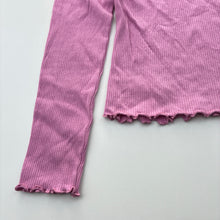 Load image into Gallery viewer, Girls Target, pink ribbed stretchy long sleeve top, GUC, size 14,  