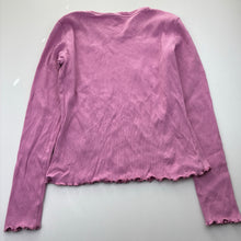 Load image into Gallery viewer, Girls Target, pink ribbed stretchy long sleeve top, GUC, size 14,  