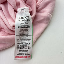 Load image into Gallery viewer, Girls Next, pink cotton bodysuit / romper, EUC, size 000,  