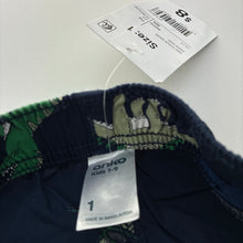 Load image into Gallery viewer, Boys Anko, lightweight cotton shorts, elasticated, dinosaurs, NEW, size 1,  