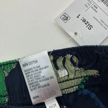 Load image into Gallery viewer, Boys Anko, lightweight cotton shorts, elasticated, dinosaurs, NEW, size 1,  