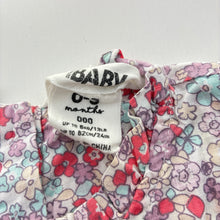 Load image into Gallery viewer, Girls Cotton On, lightweight floral cotton dress, GUC, size 000, L: 32cm