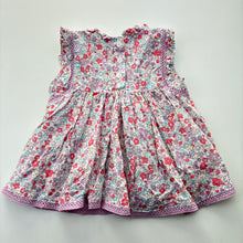 Load image into Gallery viewer, Girls Cotton On, lightweight floral cotton dress, GUC, size 000, L: 32cm