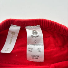 Load image into Gallery viewer, Girls Dymples, stretchy ruffle bloomers / nappy cover, GUC, size 0,  