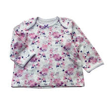 Load image into Gallery viewer, Girls Little Me, floral cotton long sleeve top, EUC, size 000,  