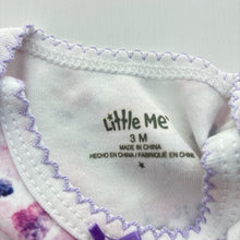 Load image into Gallery viewer, Girls Little Me, floral cotton long sleeve top, EUC, size 000,  