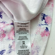 Load image into Gallery viewer, Girls Little Me, floral cotton long sleeve top, EUC, size 000,  