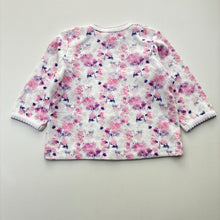 Load image into Gallery viewer, Girls Little Me, floral cotton long sleeve top, EUC, size 000,  