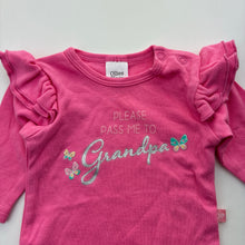 Load image into Gallery viewer, Girls Ollie's Place, soft cotton bodysuit / romper, Grandpa, GUC, size 0000,  