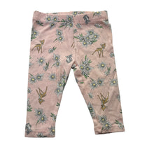 Load image into Gallery viewer, Girls Disney, Bambi soft cotton leggings / bottoms, EUC, size 00,  