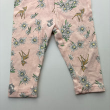 Load image into Gallery viewer, Girls Disney, Bambi soft cotton leggings / bottoms, EUC, size 00,  
