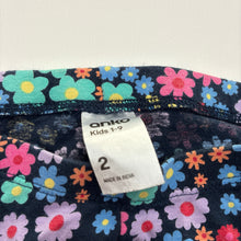 Load image into Gallery viewer, Girls Anko, colourful floral stretchy leggings, EUC, size 2,  